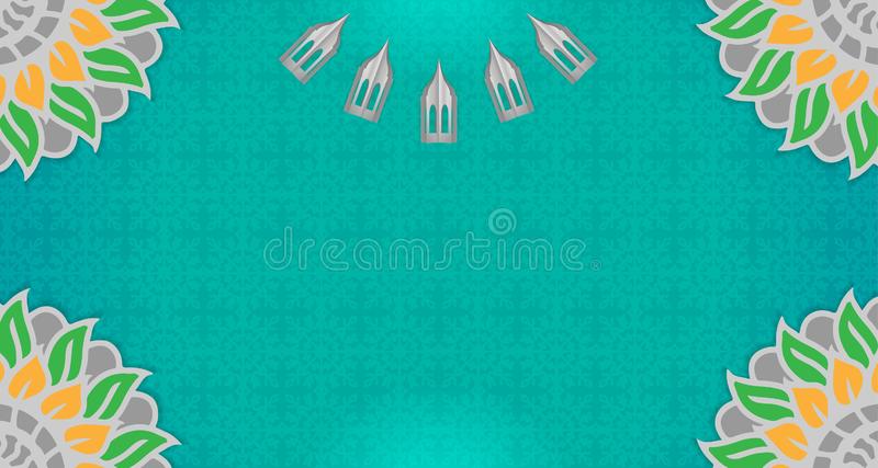 Detail Green Islamic Background Nomer 55