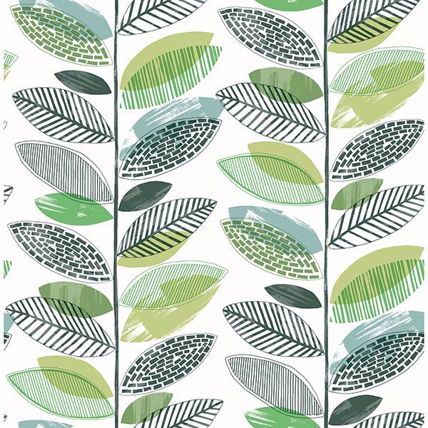 Detail Green Leaves Wallpaper Nomer 11