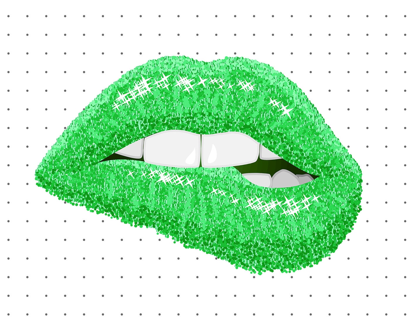 Detail Green Lips Clipart Nomer 5