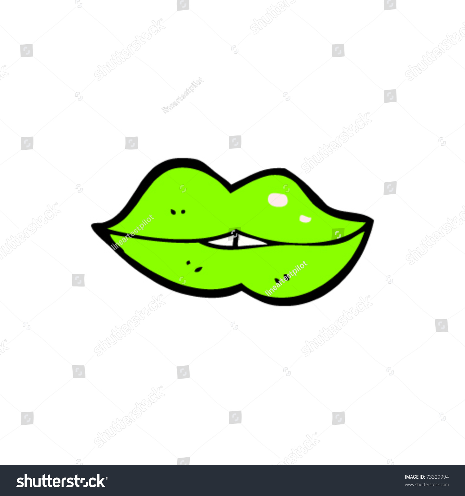 Detail Green Lips Clipart Nomer 42