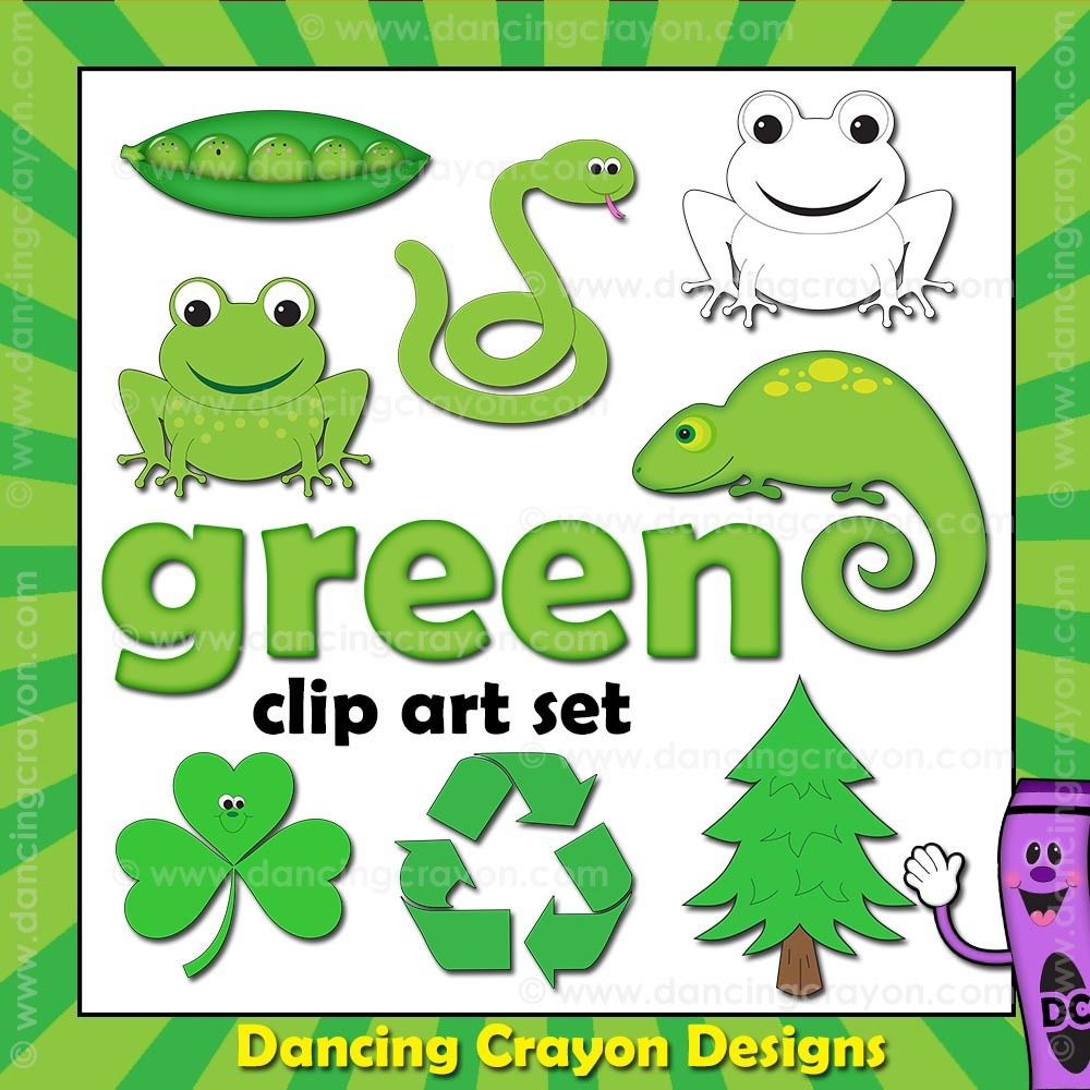 Detail Green Objects Clipart Nomer 14