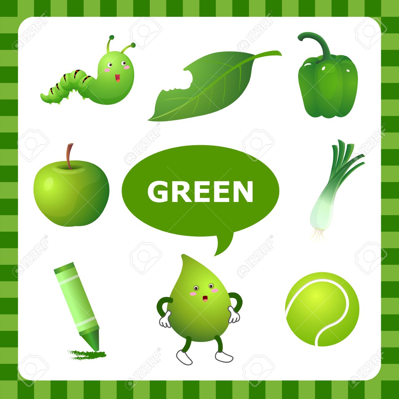 Detail Green Objects Clipart Nomer 7