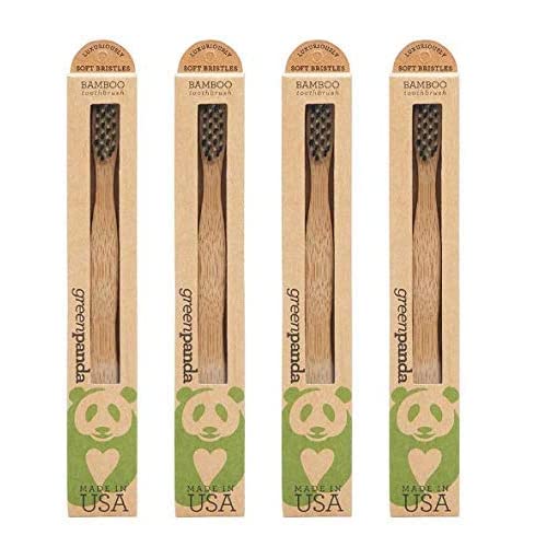 Detail Green Panda Bamboo Toothbrush Nomer 54