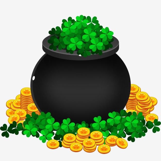 Detail Green Pot Of Gold Clipart Nomer 27