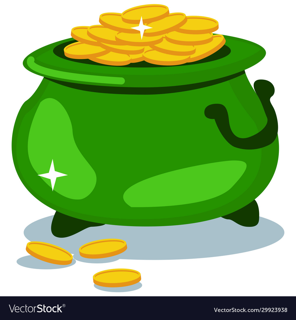 Detail Green Pot Of Gold Clipart Nomer 34