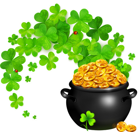 Detail Green Pot Of Gold Clipart Nomer 41