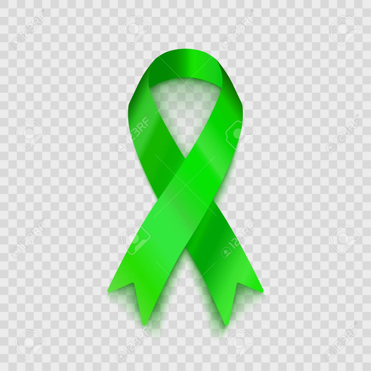 Detail Green Ribbon Transparent Nomer 4