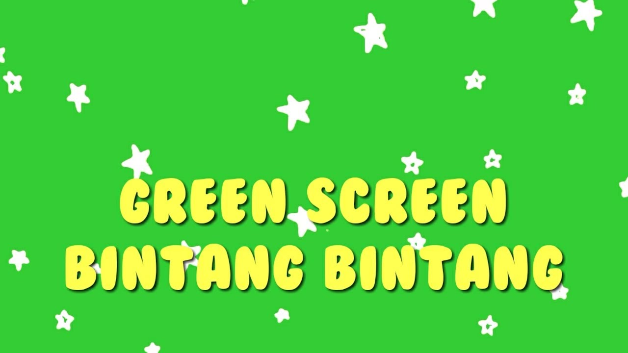 Detail Green Screen Bintang Nomer 14