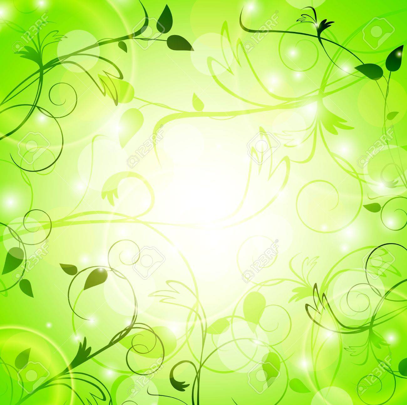 Detail Green Swirl Background Nomer 42