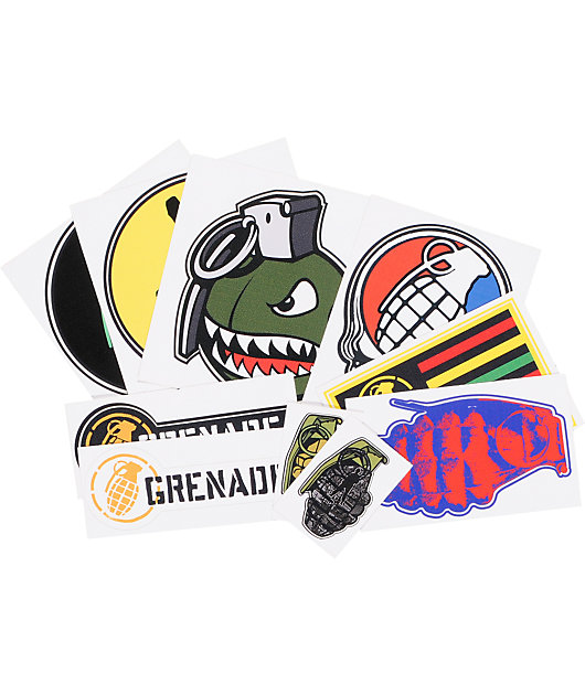 Detail Grenade Snowboard Stickers Nomer 13