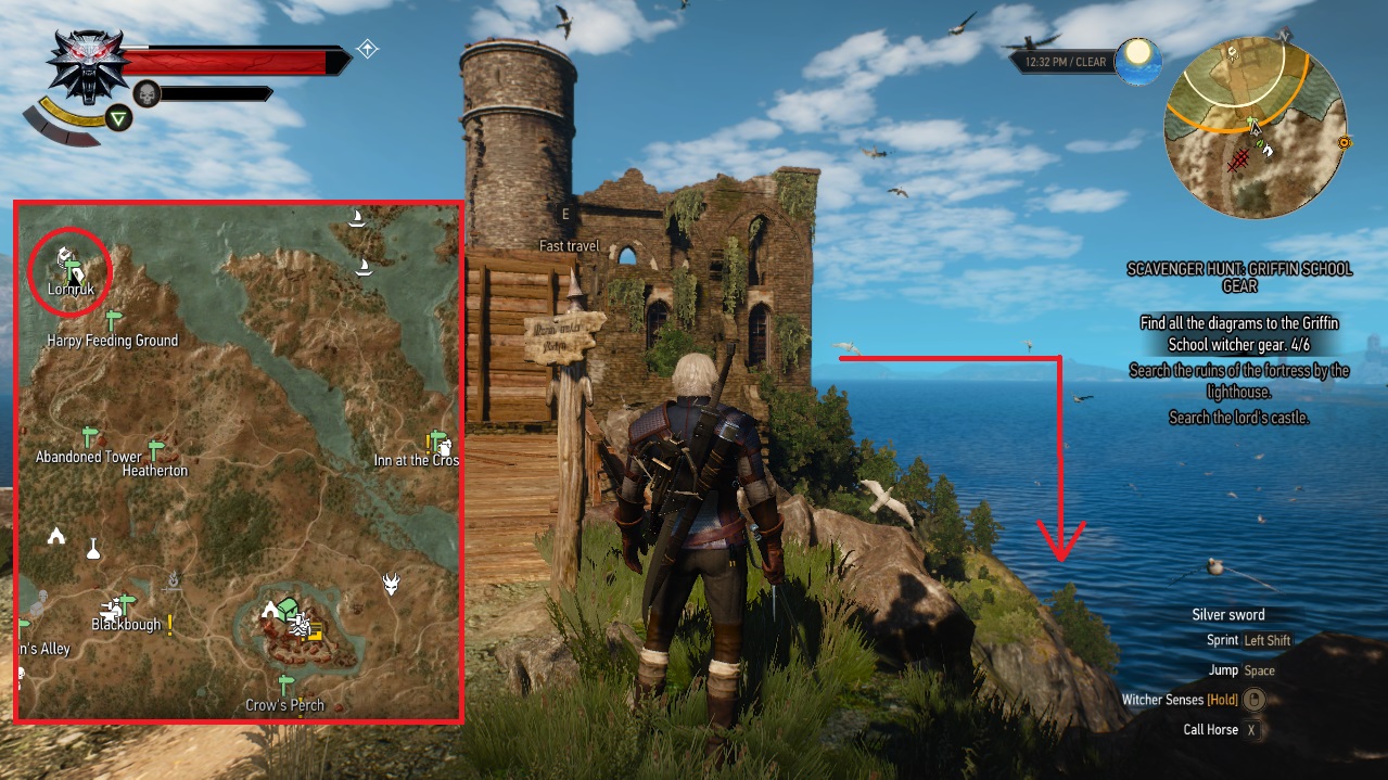 Detail Griffin Lighthouse Witcher 3 Nomer 50