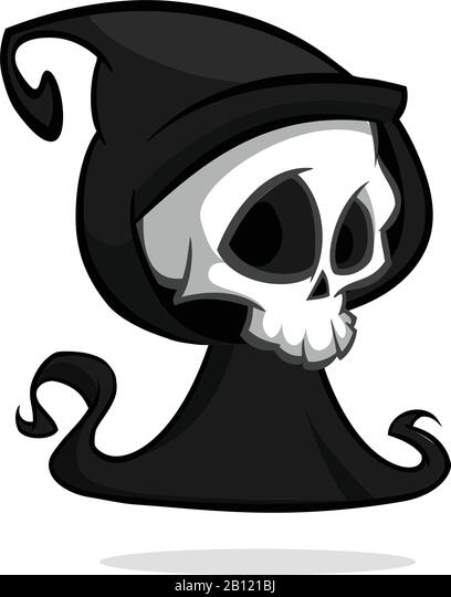 Detail Grim Reaper Clipart Black And White Nomer 52