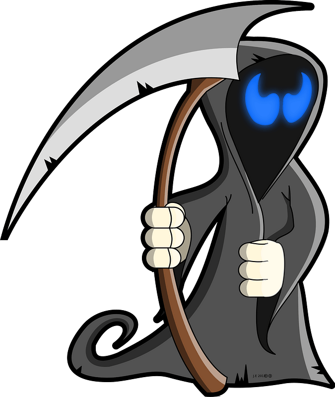 Detail Grim Reaper Clipart Free Nomer 28