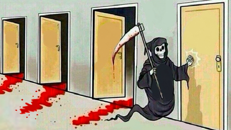 Grim Reaper Door Meme - KibrisPDR