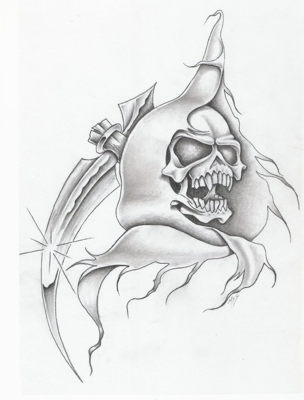 Detail Grim Reaper Drawings Gallery Nomer 33