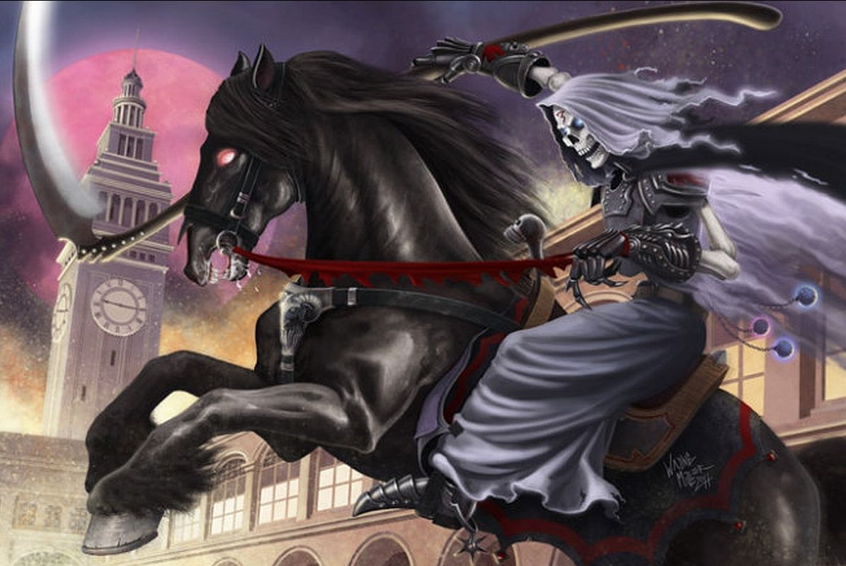 Detail Grim Reaper On Horse Wallpaper Nomer 21