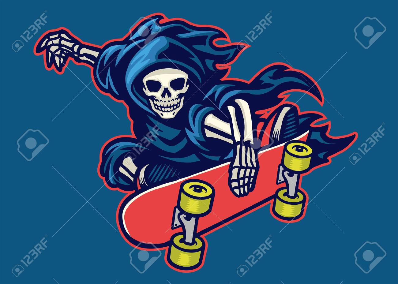 Detail Grim Reaper Skateboard Nomer 14