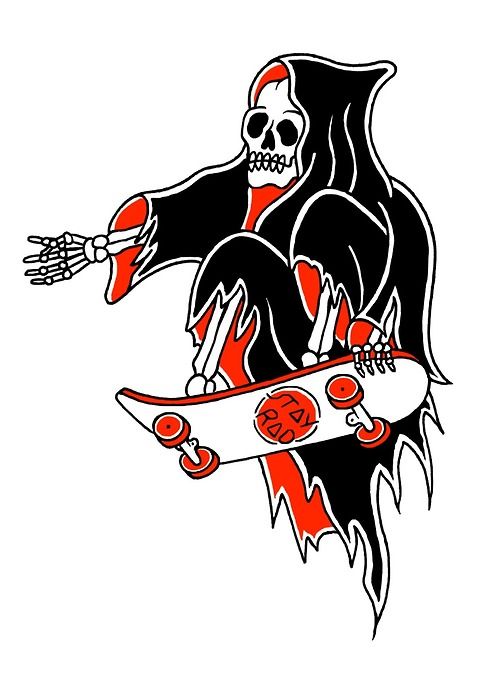 Detail Grim Reaper Skateboard Nomer 33