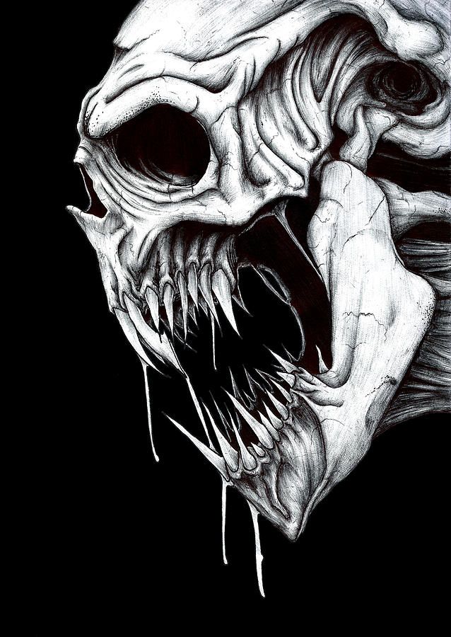 Detail Grim Reaper Skull Drawings Nomer 31