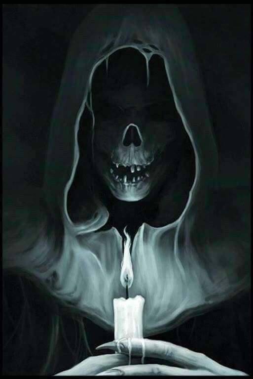 Detail Grim Reaper Skull Drawings Nomer 45