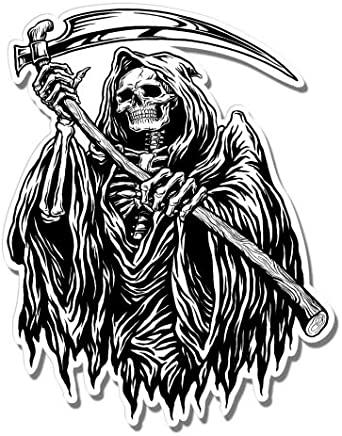Detail Grim Reaper Window Sticker Nomer 57