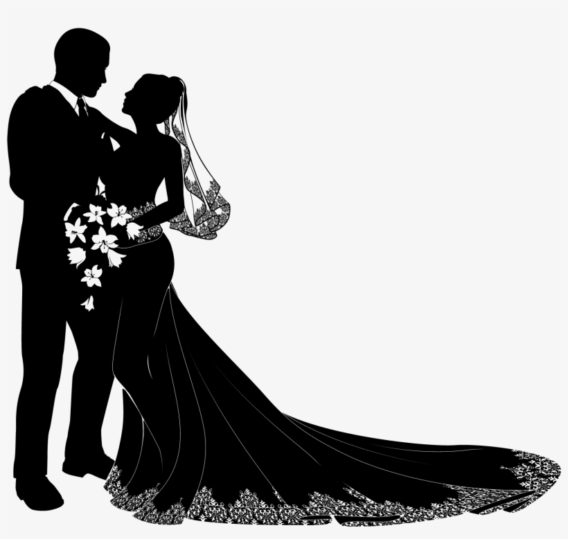 Detail Groom And Bride Clipart Nomer 27