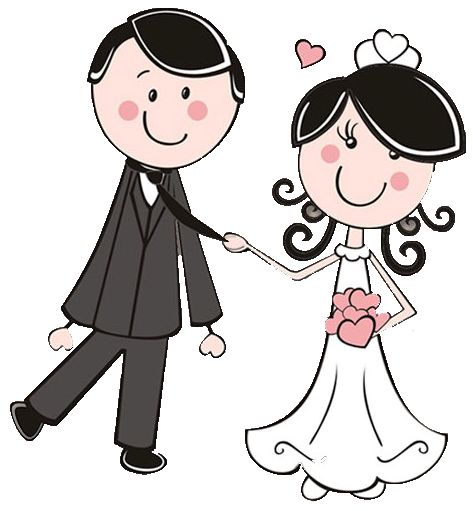 Detail Groom And Bride Clipart Nomer 35