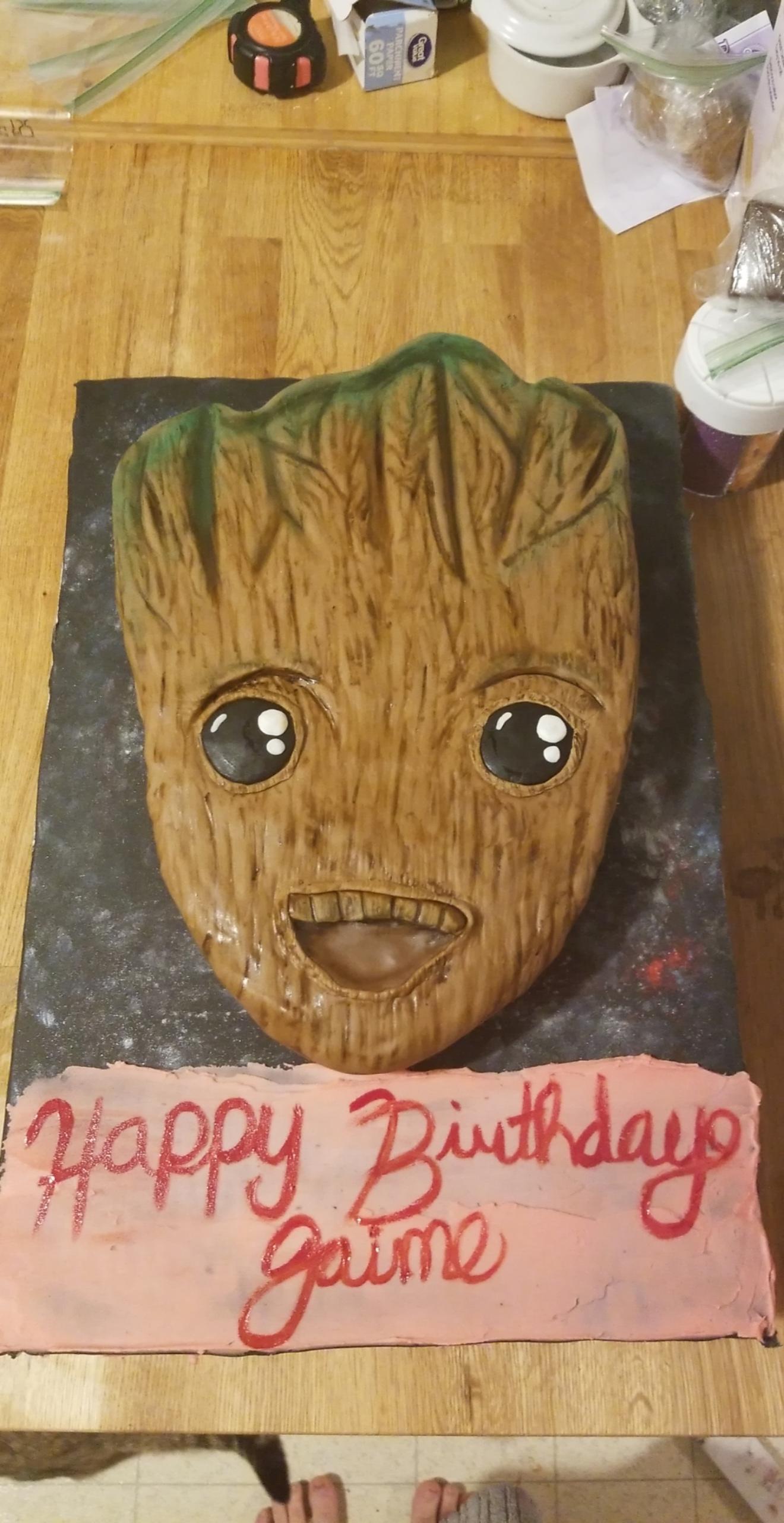 Detail Groot Birthday Cake Nomer 35