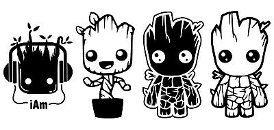 Detail Groot Silhouette Nomer 16