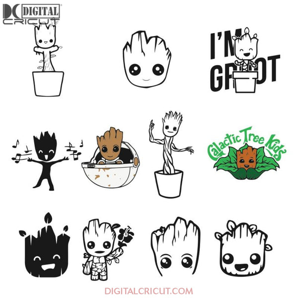 Detail Groot Silhouette Nomer 22