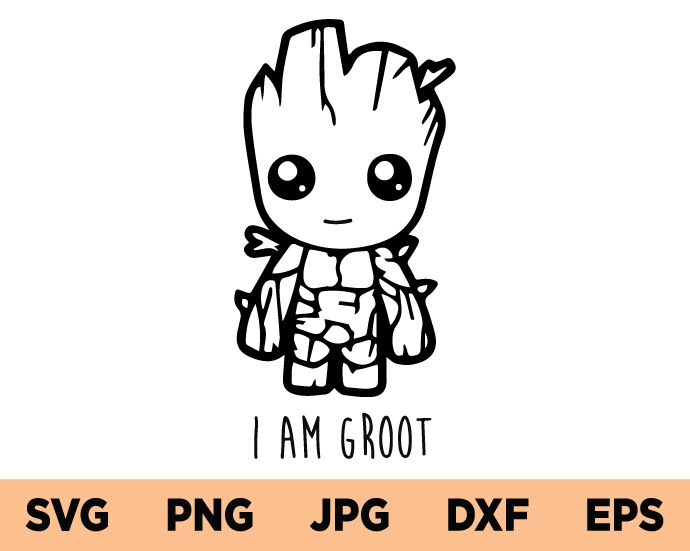 Detail Groot Silhouette Nomer 40