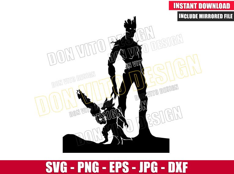 Detail Groot Silhouette Nomer 45
