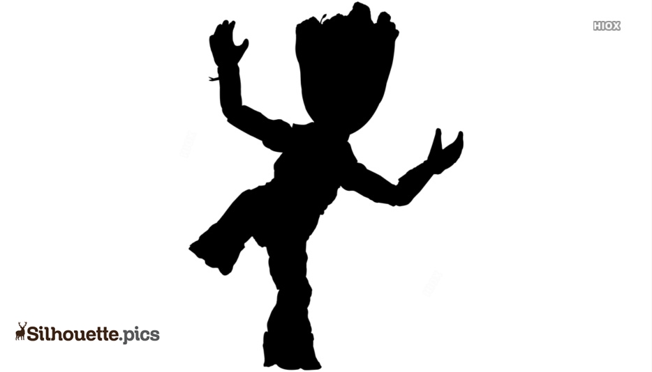 Detail Groot Silhouette Nomer 6
