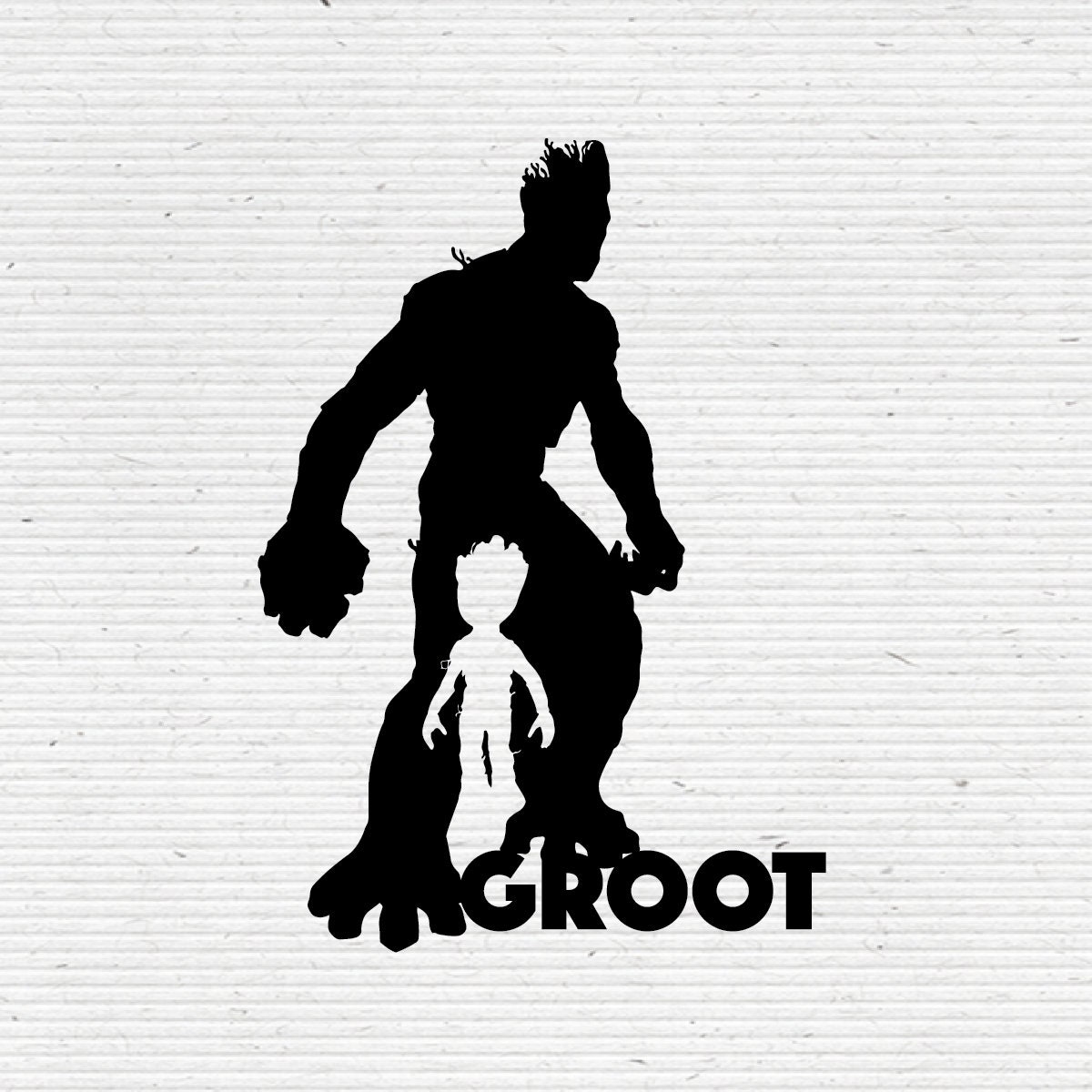 Detail Groot Silhouette Nomer 7