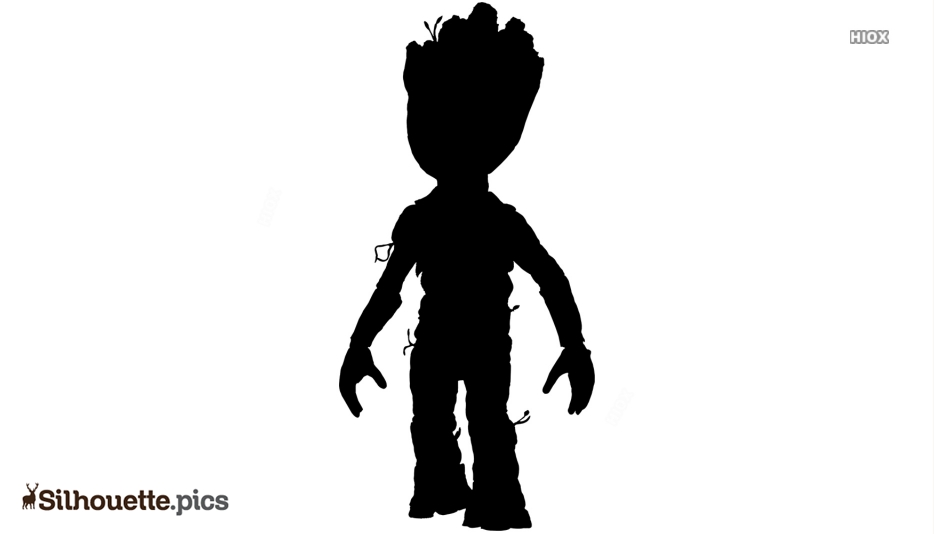 Detail Groot Silhouette Nomer 10
