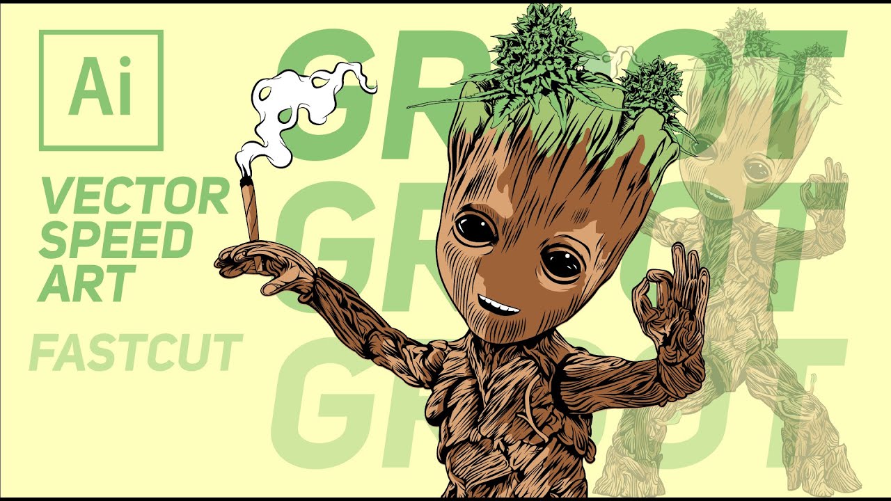 Detail Groot Vector Nomer 19