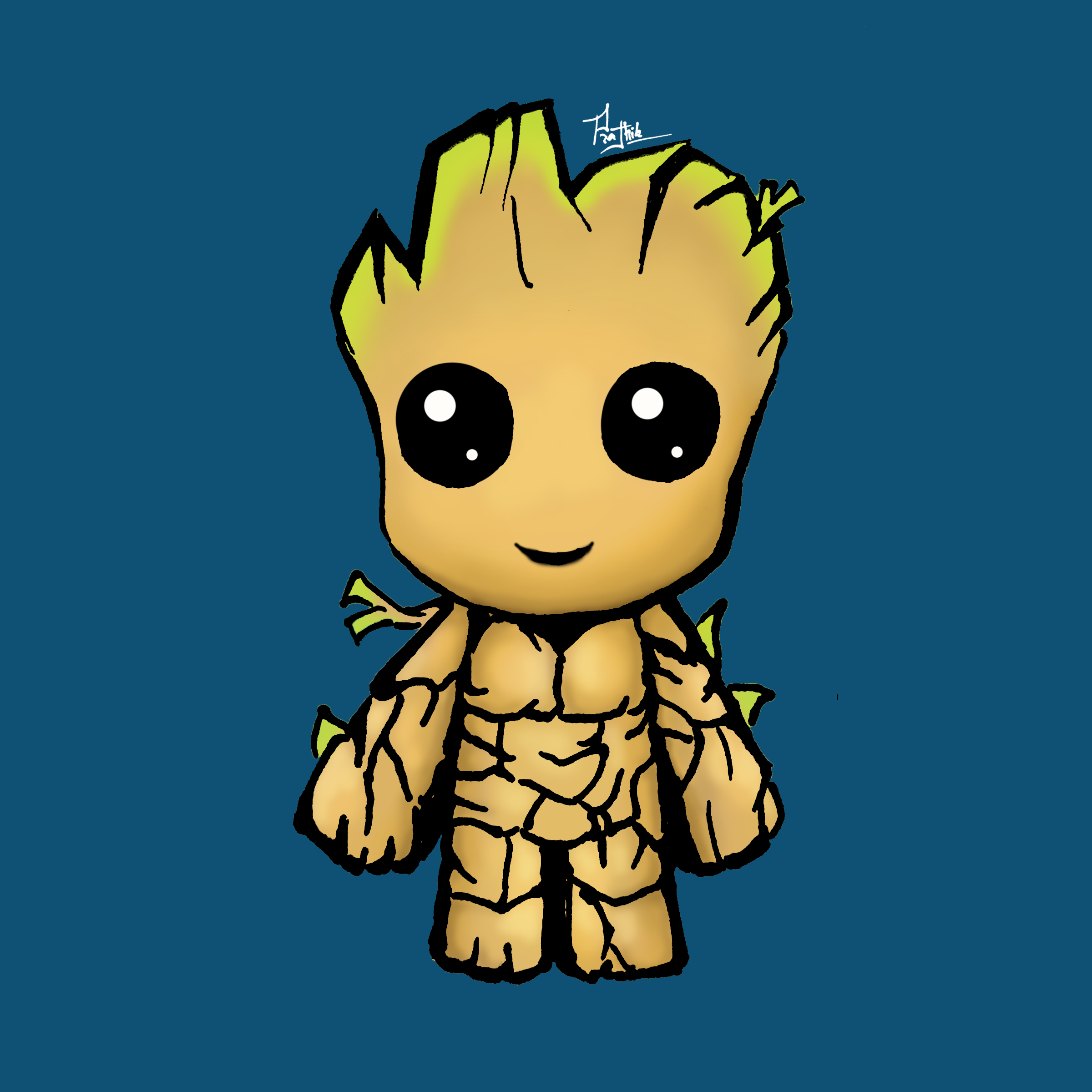 Detail Groot Vector Nomer 6