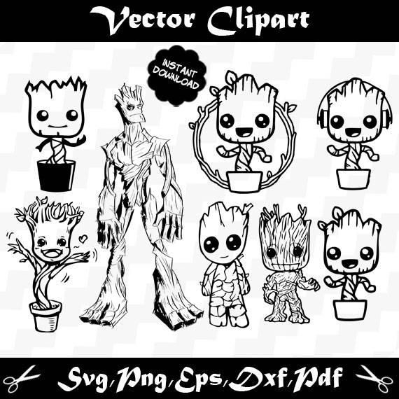 Detail Groot Vector Nomer 53