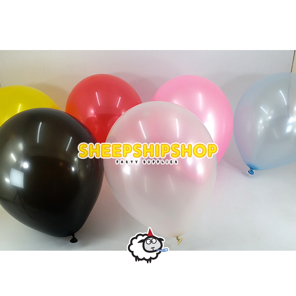 Detail Grosir Balon Metalik Nomer 12