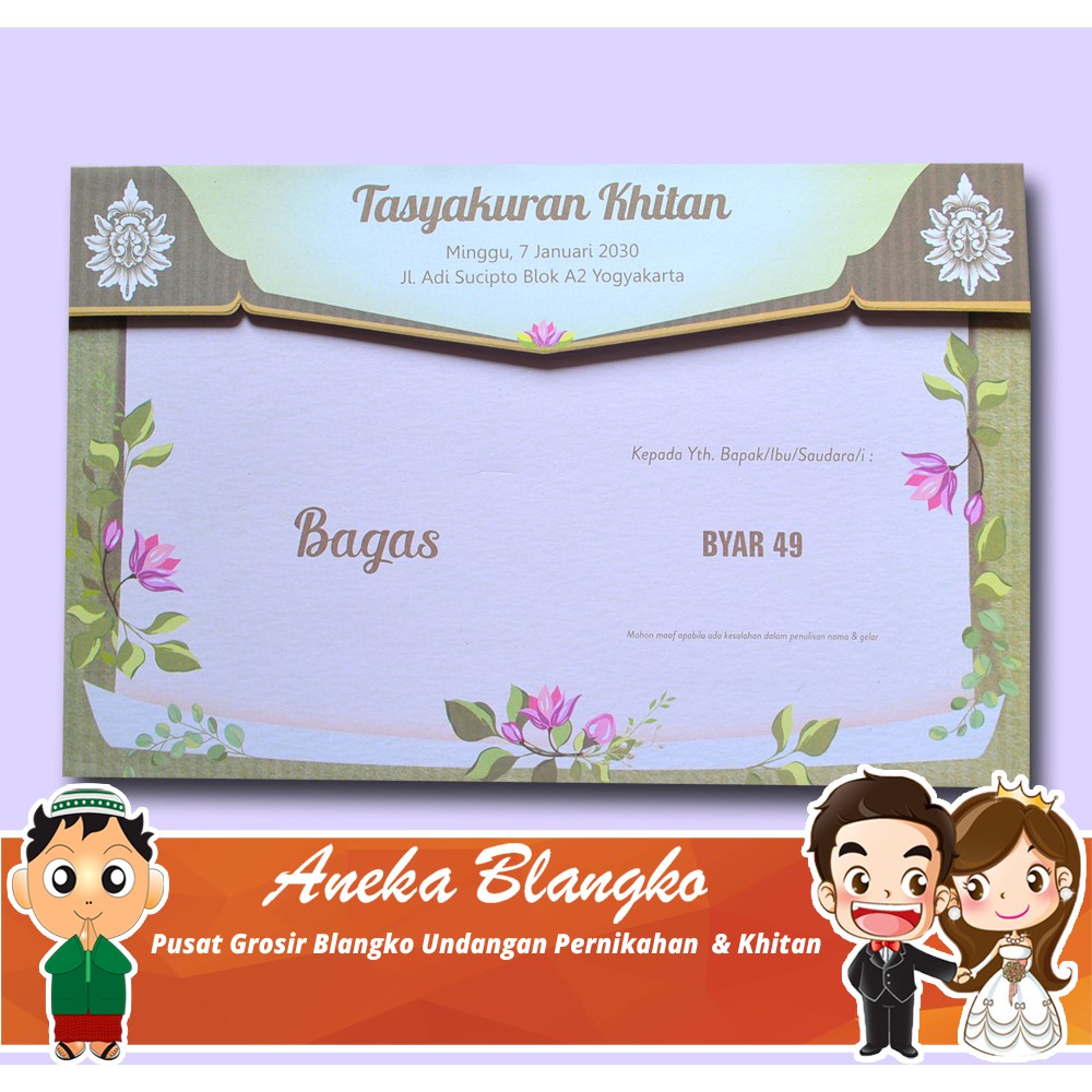 Detail Grosir Blangko Undangan Nomer 9