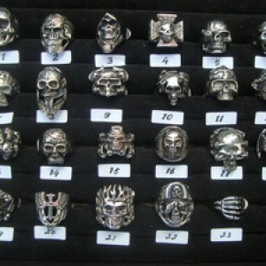 Detail Grosir Cincin Tengkorak Nomer 25