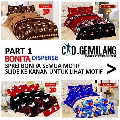 Detail Grosir Sprei Bonita 3d Nomer 3