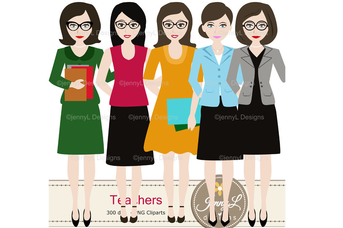 Detail Group Of Teachers Clipart Nomer 10