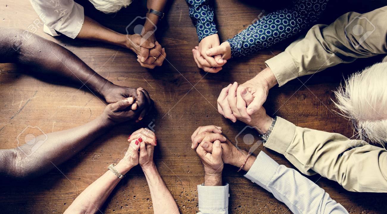 Group Praying Hands - KibrisPDR