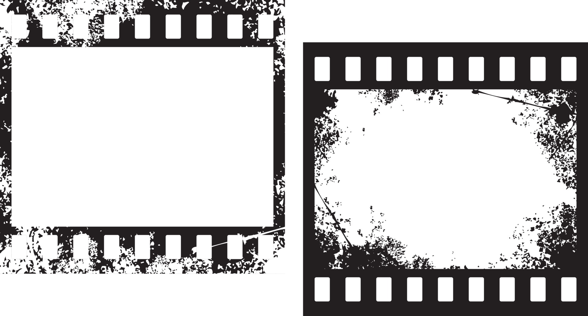 Detail Grunge Film Strip Png Nomer 36