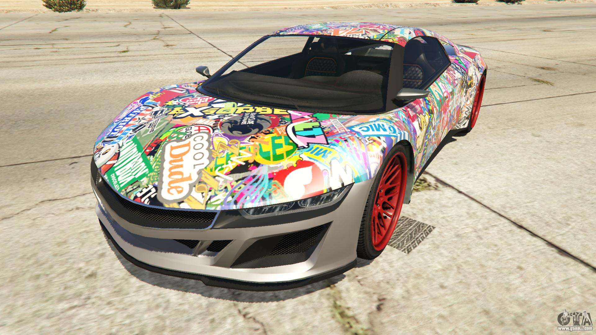 Detail Gta Sticker Bomb Car Nomer 11