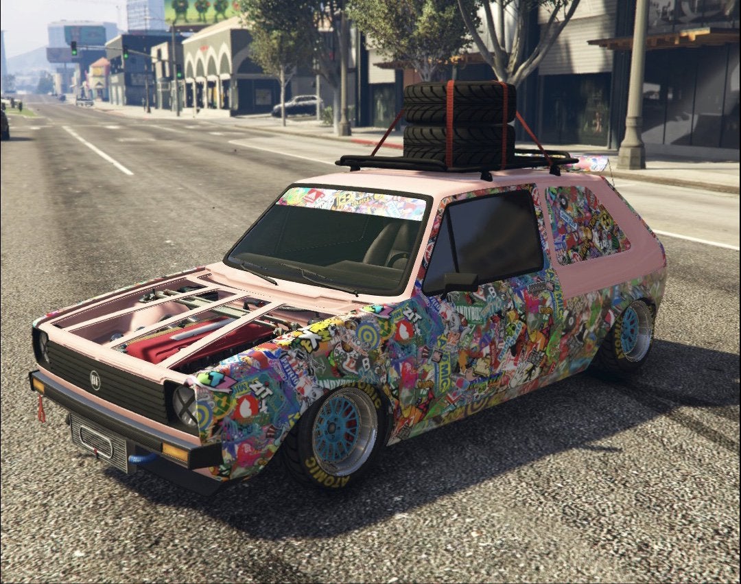 Detail Gta Sticker Bomb Car Nomer 13