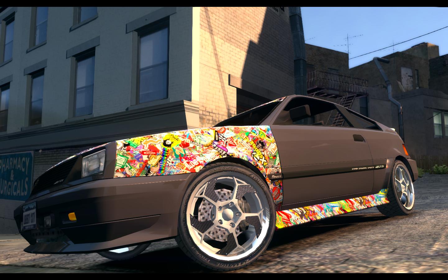 Detail Gta Sticker Bomb Car Nomer 25