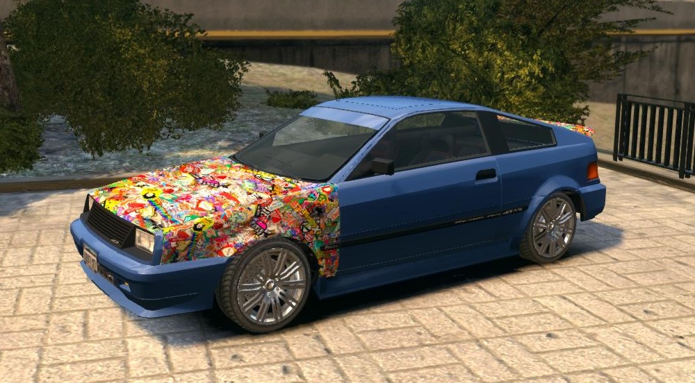 Detail Gta Sticker Bomb Car Nomer 28