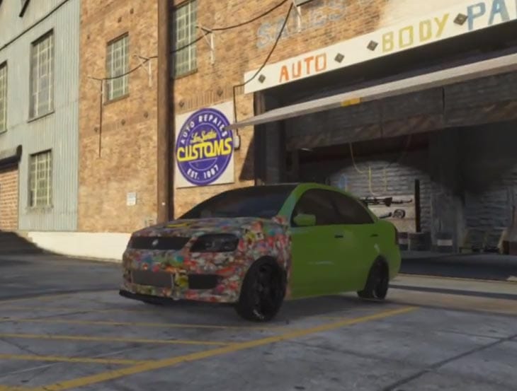 Detail Gta Sticker Bomb Car Nomer 42